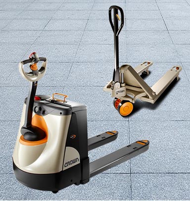 湖北叉車/武漢叉車案例:手動/電動托盤搬運車